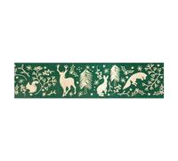 Berisfords Cinta de poliéster, bosque/dorado, 25 mm x 20 m