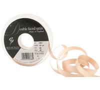 Berisfords Cinta de satén a Doble Cara 3501 de 20 m x 10 mm, Color Crudo