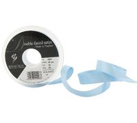 Berisfords Cinta de satén a Doble Cara 3501 de 20 m x 15 mm, Color Aciano