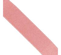 Berisfords Cinta de satén de poliéster a Doble Cara 15 mm, Color Rosa Oscuro