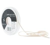 Berisfords Cinta de satén de poliéster a Doble Cara 3 mm, Color Crema