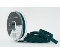 Berisfords Cinta de tartán de poliéster 10 mm, Estampado Blackwatch