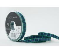 Berisfords Cinta de tartán de poliéster 10 mm, Estampado Rosado