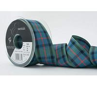 Berisfords Cinta de tartán de poliéster Cinta, diseño de Flores, de Escocia, 40 mm