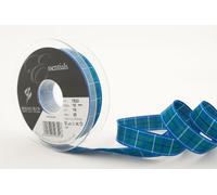 Berisfords Cinta de tartán Tradicional 7622 de 25 m x 16 mm, Estampado Douglas