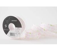 Berisfords Lazo, Blanco, 25mm x 25m roll