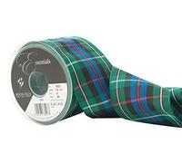 Berisfords Tartán de poliéster, poliéster, Rosa (b), 10.4 x 10.4 x 7.5 cm