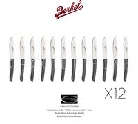 Berkel - Color Negro - Set De 12 Cuchillos De Carne De Acero - KCO4SW11SRMBL
