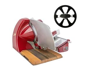 Berkel Home Line 200 Plus - Recortadora para cortar (100% hecha a mano), color rojo