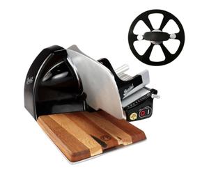 Berkel Home Line 250 Plus - Rebanadora, Máquina de Cortar (100% Hecha a Mano), Color Negro