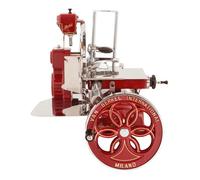 Berkel Volano B114 Cortadora de Fiambres Manual, Disco 31.9 cm, Rebanada 1.5 mm, Aluminio/Rojo/Acero Inoxidable