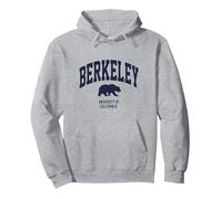 Berkeley Bear Universidad de California Colegiado PAFI431 Sudadera con Capucha, Unisex para Adultos, Gris Jaspeado, L