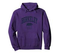 Berkeley Bear Universidad de California Colegiado PAFI431 Sudadera con Capucha, Unisex para Adultos, Morado, L