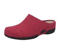 Berkemann Brisbane Lauren 1553 - Zapatillas de casa de Fieltro para Mujer, Color Rojo, Talla 36 1/3