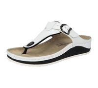 Berkemann Chanclas Mila para mujer, Blanco Blanco 100, 42 2/3 EU