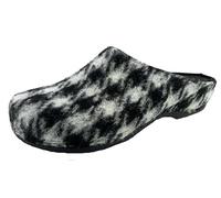 Berkemann Fabia, Pantuflas Mujer, Negro Blanco, 37 EU