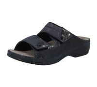 Berkemann Finja, Pantuflas Mujer, Azul Oscuro Shiny, 35.5 EU