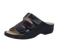 Berkemann Franziska, Pantuflas Mujer, Azul Oscuro Shiny, 41.5 EU