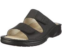 Berkemann Luis 05804-050 - Zuecos de Cuero Nobuck para Hombre, Color Negro, Talla 43 1/3