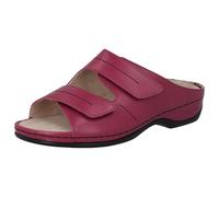 Berkemann Melbourne Daria 1002 - Zuecos de Cuero para Mujer, Color Rojo, Talla 38