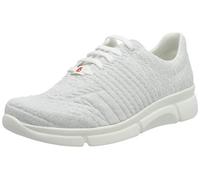 Berkemann Pinar, Zapatillas Mujer, Blanco (Weiß/Silver/Lurex 104), 40 2/3 EU
