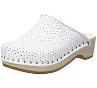 Berkemann Standard-Toeffler, Zuecos Unisex, Blanco, 44