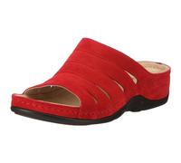 Berkemann Sydney Bine washable 1119 - Zuecos de ante para mujer, Rojo, 40