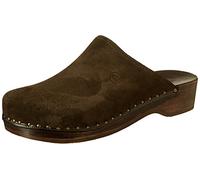 Berkemann Velours Toeffler 404 - Zuecos de Ante para Mujer, Color marrón, Talla 37.5