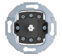 Berker 383803 Gruppen-Drehtaster 2-polig, getrennte Eingangsklemmen, mit 0-Stellung, S1930/Glas/R.Classic