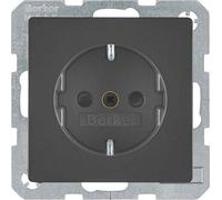 Berker 47236086 - Toma de Corriente (Tipo F, Antracita, Duroplast, IP20, 250 V, 16 A)
