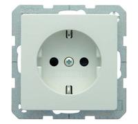 Berker 47236089 Steckdose SCHUKO Berker Q.1 polarweiß, samt