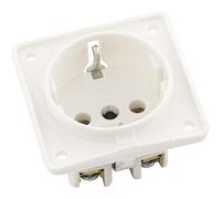 Berker 941852502 Zócalo Integro Schuko blanco mate suelto