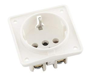 Berker 941852502 Zócalo Integro Schuko blanco mate suelto