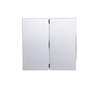 Berker B.1/B.3/B.7 cristal doble botón B.ECQUINA 16231404