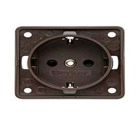 Berker Integro Enchufe Schuko marrón mate suelto