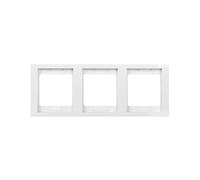 Berker K.1 triple marco vertical blanco nieve13337009
