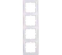 Berker - marco 4 elementos s1 blanco polar Ref. 6511010004