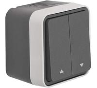 Berker Pulsador de serie para persianas 50753535 flechas AP gr/lgrmatt W.1 interruptor de persiana 401133440987