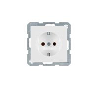 Berker Schuko 47436089 Tapa para Enchufe Q1 4011334312918, Color Blanco Aterciopelado