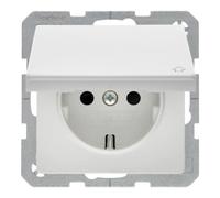 Berker SCHUKO-Steckdose m. Klappd eckel 47516089