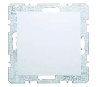 Berker - tapa ciega c/bastidor blanco polar series s1/b3/b7 Ref. 6512510080