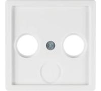 Berker - tapa p/toma tv-fm-sat blanco polar serie q1 Ref. 6510910120