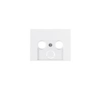 Berker - tapa p/toma tv-fm-sat blanco polar series k1/k5 Ref. 6514010120