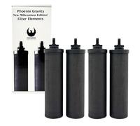 Berkey - Elementos de filtro Phoenix Gravity New Millennium Edition (juego de 4) - Reemplazo respaldado por NM n lugar de elementos negros Berkey BB9-2