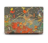 Berkin Arts Compatible con MacBook Pro 13 Pulgada Funda Carcasa, 2022-2016 A2289/A2251/A2338 M1 con Cubierta de Teclado & Protector de Pantalla Ukiyo-e (Kuniyoshi - Ataque Final en Shijonawate)