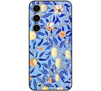 Berkin Arts Compatible con Samsung Galaxy S23+ Plus 5G Funda Premium Silicona Carcasa Botánicos folklóricos de Estilo modernista (William Morris-Granada)