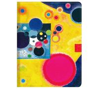 Berkin Arts para iPad Pro de 2ª/3ª/4ª generación(11 Pulgadas) 2022 2021 2020, para Galaxia Vibrante de inspiración cósmica Abstracta(Acento en Rosa de Wassily Kandinsky)