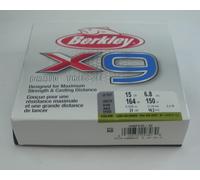 Berkley x5 Braid Línea de Pesca Trenzada, Adultos Unisex, Verde (Low-Vis Green), 164yd