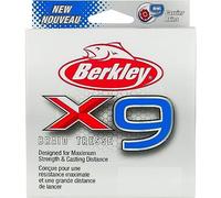 Berkley 9 Trenza Superline, Cristal, Prueba de 80 Libras | 100 LBC | 45,6 kg, 295 Yardas | Línea de Pesca de 270 m, Adecuado para entornos de Agua Dulce y Salada