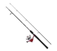 Berkley Catch More - Combo de caña de Pescar y Carrete, Incluye caña compuesta de Carbono, Carrete Giratorio versátil preenrollado con Mono, Caja de Aparejos con señuelos y Accesorios, 8 Juegos